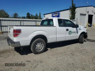 2014 Ford F-150 XL with VIN 1FTFX1CF9EFB33176, listed as a Copart auction lot 50166745 with 205,632 mi miles and Salvage Title. Bid and sale history available at carsss.com. Image 3.