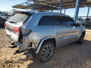 2018 Jeep Grand Cherokee Overland with VIN 1C4RJFCG8JC418368, listed as a Copart auction lot 50014005 with 34,287 mi miles and Salvage Title. Bid and sale history available at carsss.com. Image 3.