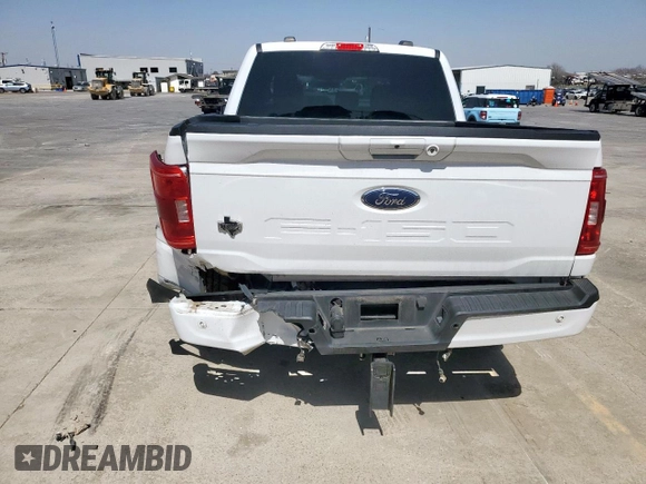 2023 Ford F-150 XL with VIN 1FTFW1E59PKD27966, listed as a Copart auction lot 49133345 with 29,908 mi miles and Salvage Title. Bid and sale history available at carsss.com. Image 6.