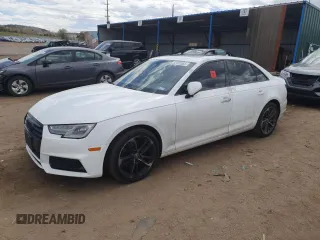 2019 Audi A4 Premium with VIN WAUGMAF47KN015360, listed as a Copart auction lot 53491555 with 70,185 mi miles and Salvage title. Bid and sale history available at DreamBid. Image 1.