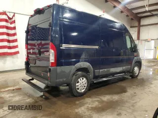 2014 Ram ProMaster Cargo with VIN 3C6TRVBG3EE105258, listed as a Copart auction lot 42747285 with Not Provided miles and Salvage Title. Bid and sale history available at DreamBid. Image 3.