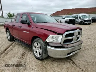 2012 Ram 1500 ST with VIN 1C6RD6FP1CS148080, listed as a Copart auction lot 60081415 with 160,985 mi miles and Salvage title. Bid and sale history available at DreamBid. Image 14.