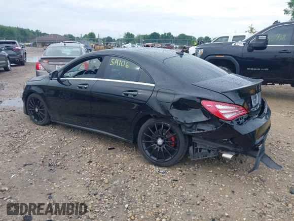 2015 Mercedes-Benz CLA 250 with VIN WDDSJ4GB5FN191257, listed as a IAAI auction lot 42554106 with 136,286 mi miles and . Bid and sale history available at DreamBid. Image 3.