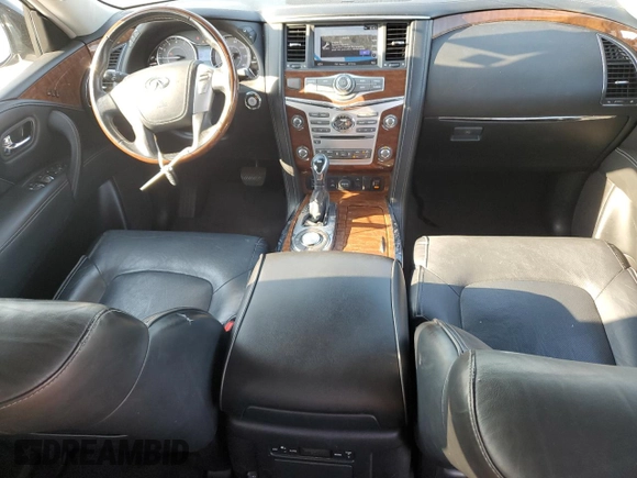 2019 Infiniti QX80 LUXE with VIN JN8AZ2NF9K9683385, listed as a Copart auction lot 62363624 with 95,335 mi miles and Clean Title. Bid and sale history available at carsss.com. Image 8.