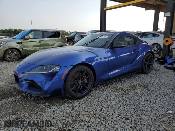 2024 Toyota Supra 3.0 with VIN WZ1DB0G04RW067620, listed as a Copart auction lot 59895735 with 8,983 mi miles and Salvage title. Bid and sale history available at DreamBid. Image 1.