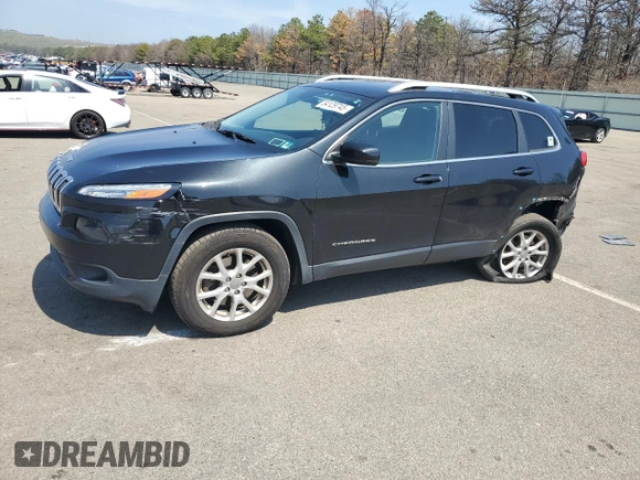 2016 Jeep Cherokee Latitude with VIN 1C4PJMCS5GW341403, listed as a Copart auction lot 54129745 with 46,707 mi miles and Salvage Title. Bid and sale history available at carsss.com. Image 1.