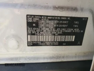 2021 Toyota RAV4 LE with VIN 2T3K1RFV2MC162390, listed as a Copart auction lot 50211795 with 35,180 mi miles and Salvage Title. Bid and sale history available at carsss.com. Image 13.