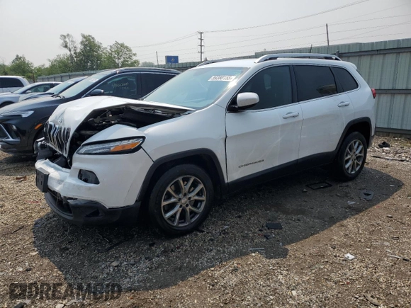 2017 Jeep Cherokee Latitude with VIN 1C4PJLCBXHW534318, listed as a Copart auction lot 59380155 with 101,051 mi miles and Salvage title. Bid and sale history available at DreamBid. Image 1.