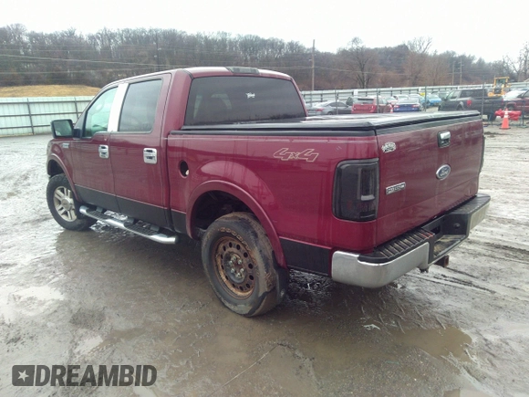 2005 Ford F-150 XLT with VIN 1FTPW14565KE49963, listed as a IAAI auction lot 41709433 with 202,322 mi miles. Bid and sale history available at carsss.com. Image 3.