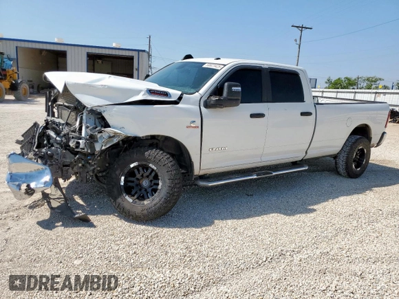 2023 Ram 2500 Big Horn with VIN 3C6UR5JL4PG544074, listed as a Copart auction lot 58923425 with 75,466 mi miles and Salvage title. Bid and sale history available at DreamBid. Image 1.