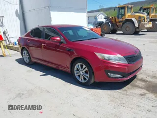 2013 Kia Optima EX with VIN 5XXGN4A70DG161424, listed as a IAAI auction lot 42084131 with 248,358 mi miles. Bid and sale history available at carsss.com. Image 1.