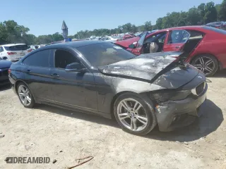 2018 BMW 4 Series 430i with VIN WBA4J1C52JBG78055, listed as a Copart auction lot 51282445 with 0 mi miles and Salvage Title. Bid and sale history available at carsss.com. Image 4.