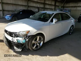 2014 Lexus IS 350 with VIN JTHBE1D28E5007895, listed as a Copart auction lot 45249315 with 105,866 mi miles and Salvage Title. Bid and sale history available at carsss.com. Image 1.