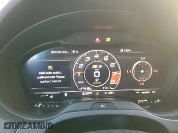 2017 Audi S3 Premium Plus z VIN WAUB1GFF0H1058283, wystawiony jako Copart lot #88497225 z przebiegiem 67 048 mil mil oraz Szkoda całkowita • Salvage title. Historia ofert i sprzedaży dostępna na DreamBid. Obrazek 9.
