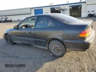 1996 Honda Civic DX with VIN 1HGEJ6121TL075199, listed as a Copart auction lot 89341435 with 320,621 mi miles and Salvage Title. Bid and sale history available at carsss.com. Image 2.
