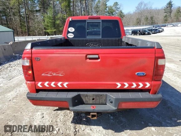 2001 Ford Ranger XL Fleet with VIN 1FTZR15E41TA76313, listed as a Copart auction lot 49707725 with 170,609 mi miles and Clean Title. Bid and sale history available at DreamBid. Image 6.