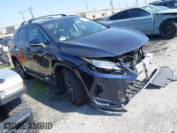 2022 Lexus RX with VIN 2T2HZMAA1NC226807, listed as a IAAI auction lot 41371826 with 38,073 mi miles. Bid and sale history available at carsss.com. Image 1.