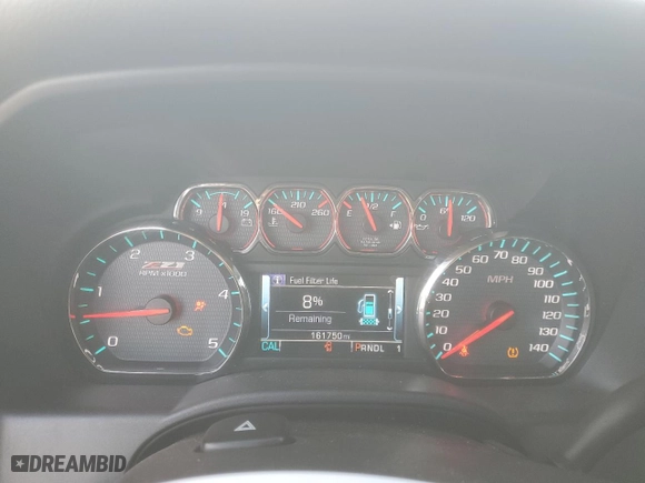 2017 Chevrolet Silverado 2500HD LT with VIN 1GC1KVEY5HF210113, listed as a Copart auction lot 77740634 with 161,750 mi miles and Salvage Title. Bid and sale history available at carsss.com. Image 9.