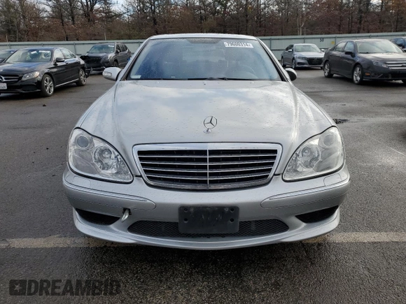 2006 Mercedes-Benz S 55 AMG with VIN WDBNG74J46A467680, listed as a Copart auction lot 79600314 with 155,019 mi miles and Clean Title. Bid and sale history available at DreamBid. Image 5.