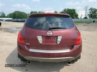 2007 Nissan Murano SL with VIN JN8AZ08W27W609606, listed as a Copart auction lot 60458045 with 86,281 mi miles and Salvage title. Bid and sale history available at DreamBid. Image 6.