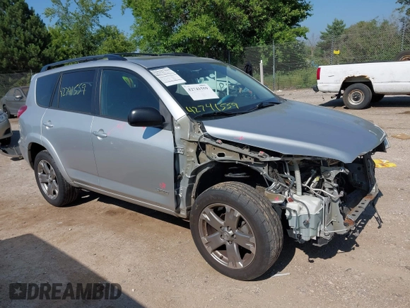 2009 Toyota RAV4 Sport with VIN 2T3BF32V19W023717, listed as a IAAI auction lot 42741559 with 159,679 mi miles and . Bid and sale history available at DreamBid. Image 1.