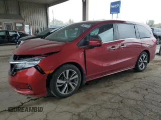 2022 Honda Odyssey Touring z VIN 5FNRL6H81NB017930, wystawiony jako Copart lot #54611165 z przebiegiem 50 968 mil mil oraz Szkoda całkowita • Salvage title. Historia ofert i sprzedaży dostępna na DreamBid. Obrazek 1.