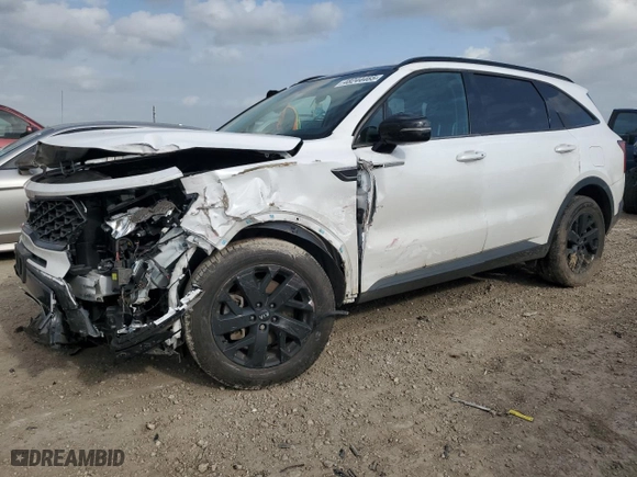 2021 Kia Sorento S with VIN 5XYRLDLC7MG030138, listed as a Copart auction lot 48244465 with 57,480 mi miles and Salvage Title. Bid and sale history available at carsss.com. Image 1.