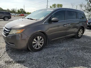 2016 Honda Odyssey EX-L z VIN 5FNRL5H64GB049671, wystawiony jako Copart lot #61925325 z przebiegiem 198 892 mil mil oraz Czysty tytuł • Clean title. Historia ofert i sprzedaży dostępna na DreamBid. Obrazek 1.