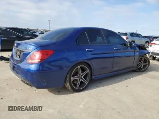 2018 Mercedes-Benz C 43 AMG with VIN 55SWF6EB3JU252235, listed as a Copart auction lot 85720424 with 74,266 mi miles and Salvage Title. Bid and sale history available at carsss.com. Image 3.