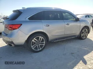 2017 Acura MDX w/Advance Pkg with VIN 5FRYD4H83HB002409, listed as a Copart auction lot 46535175 with 60,819 mi miles and Salvage Title. Bid and sale history available at carsss.com. Image 3.