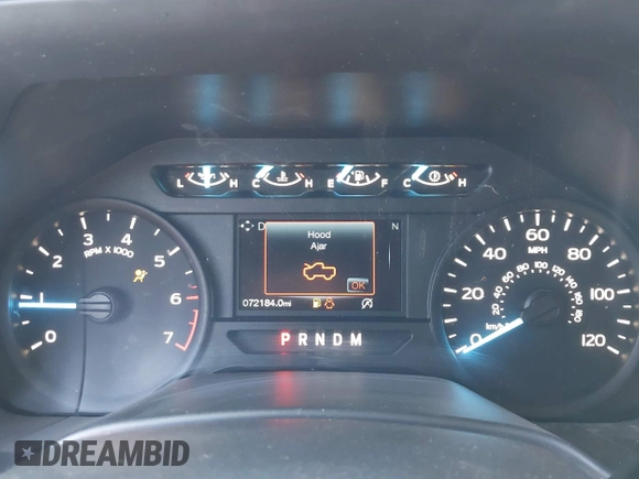 2018 Ford F-150 XL with VIN 1FTEW1EP1JKD98907, listed as a IAAI auction lot 42073506 with 72,184 mi miles. Bid and sale history available at carsss.com. Image 7.