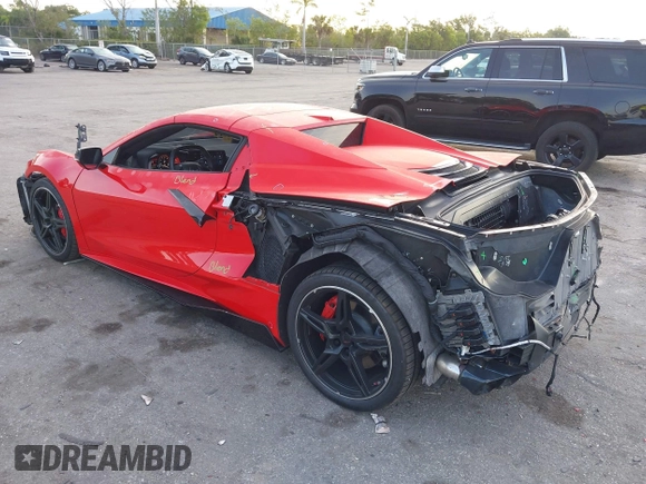 2024 Chevrolet Corvette 1LT with VIN 1G1YA3D41R5110403, listed as a IAAI auction lot 42220123 with 19,839 mi miles and . Bid and sale history available at DreamBid. Image 3.