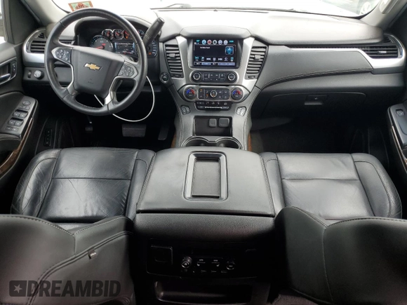 2018 Chevrolet Tahoe LT with VIN 1GNSKBKC6JR168185, listed as a Copart auction lot 55502305 with 96,905 mi miles and Salvage title. Bid and sale history available at DreamBid. Image 8.