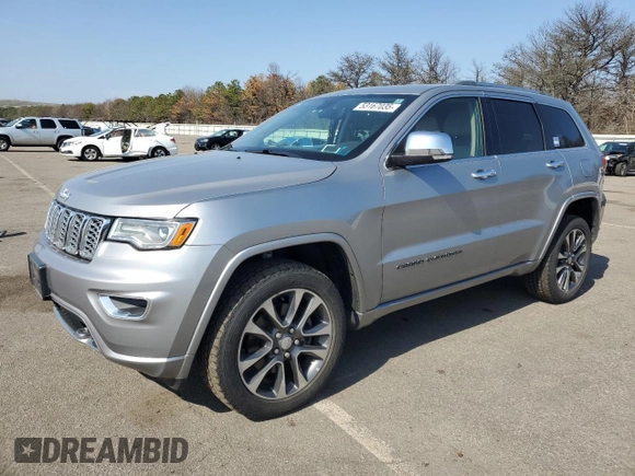2018 Jeep Grand Cherokee Overland z VIN 1C4RJFCM3JC401399, wystawiony jako Copart lot #53167035 z przebiegiem 87 886 mil mil oraz Nie do naprawy • Non repairable. Historia ofert i sprzedaży dostępna na DreamBid. Obrazek 1.