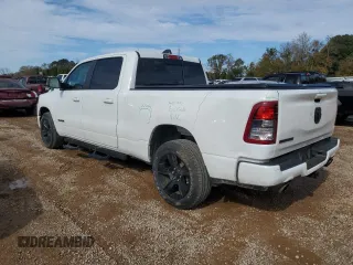2022 Ram 1500 Big Horn with VIN 1C6RREMTXNN382389, listed as a Copart auction lot 89004415 with 28,697 mi miles and Salvage Title. Bid and sale history available at carsss.com. Image 2.
