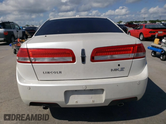 2010 Lincoln MKZ with VIN 3LNHL2GC3AR602314, listed as a Copart auction lot 54420215 with 92,000 mi miles and Salvage Title. Bid and sale history available at carsss.com. Image 6.