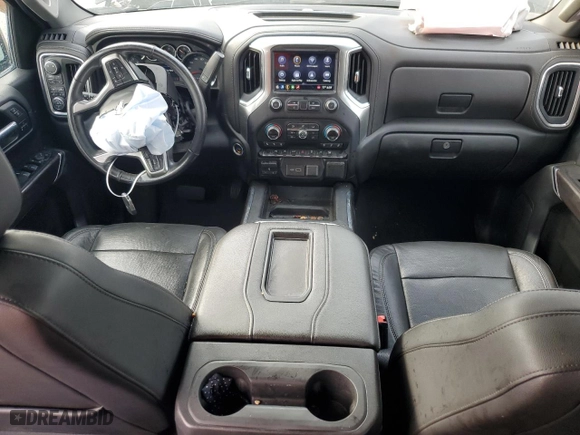 2019 Chevrolet Silverado 1500 LTZ with VIN 1GCUYGEL7KZ124884, listed as a Copart auction lot 58082934 with 124,904 mi miles and Salvage Title. Bid and sale history available at carsss.com. Image 8.