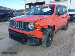 2018 Jeep Renegade Upland Edition with VIN ZACCJBAB0JPJ55503, listed as a IAAI auction lot 41278285 with 30,465 mi miles. Bid and sale history available at carsss.com. Image 6.