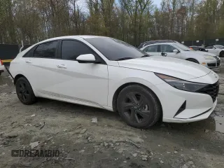 2023 Hyundai Elantra SEL with VIN 5NPLM4AG1PH113408, listed as a Copart auction lot 52972115 with 21,610 mi miles and Salvage Title. Bid and sale history available at DreamBid. Image 4.