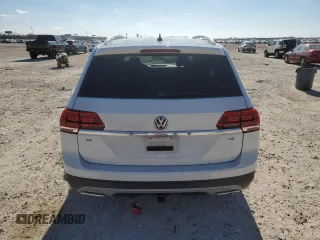 2019 Volkswagen Atlas SE with VIN 1V2DR2CA0KC506970, listed as a Copart auction lot 43839485 with 137,618 mi miles and Clean title. Bid and sale history available at DreamBid. Image 6.