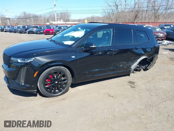 2022 Cadillac XT6 Sport with VIN 1GYKPGRS3NZ143717, listed as a IAAI auction lot 41758715 with 49,083 mi miles. Bid and sale history available at carsss.com. Image 19.