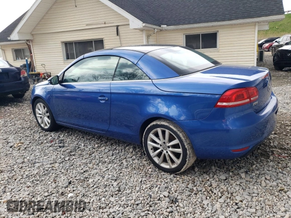 2012 Volkswagen Eos Komfort with VIN WVWBW7AH7CV000878, listed as a Copart auction lot 54667185 with 121,413 mi miles and Clean Title. Bid and sale history available at DreamBid. Image 2.
