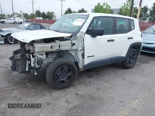2017 Jeep Renegade Sport with VIN ZACCJBAB8HPF82862, listed as a IAAI auction lot 42057871 with 109,447 mi miles and . Bid and sale history available at carsss.com. Image 2.