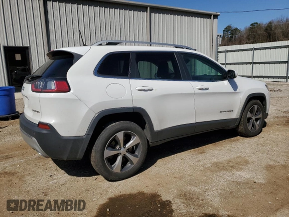 2019 Jeep Cherokee Limited with VIN 1C4PJMDX0KD126347, listed as a Copart auction lot 48486885 with 111,061 mi miles and Salvage title. Bid and sale history available at DreamBid. Image 3.