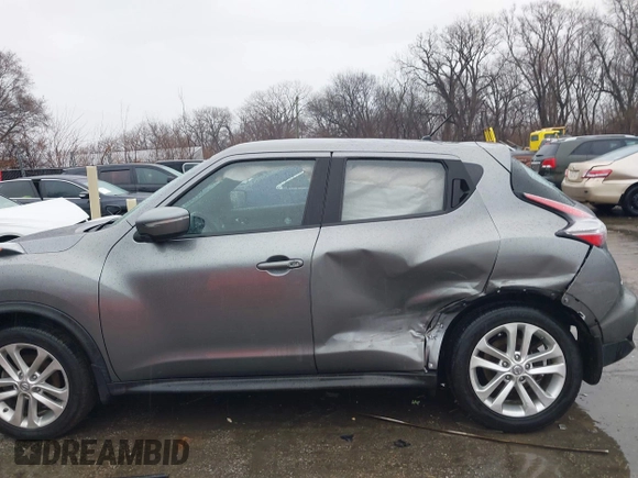 2016 Nissan Juke S with VIN JN8AF5MV4GT657953, listed as a IAAI auction lot 41689400 with 102,551 mi miles and . Bid and sale history available at DreamBid. Image 6.