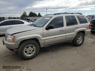 2003 Jeep Grand Cherokee Limited with VIN 1J8GW58N43C546645, listed as a Copart auction lot 77046984 with 186,039 mi miles and Clean Title. Bid and sale history available at carsss.com. Image 1.