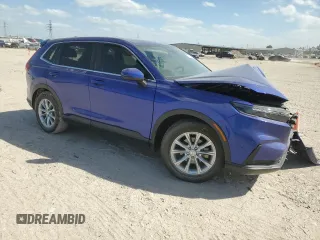 2024 Honda CR-V EX-L with VIN 7FARS3H75RE002348, listed as a Copart auction lot 49587955 with 13,081 mi miles and Salvage Title. Bid and sale history available at DreamBid. Image 4.