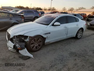 2017 Jaguar XF 35t Premium with VIN SAJBD4BV2HCY32514, listed as a Copart auction lot 87969435 with 118,142 mi miles and Salvage Title. Bid and sale history available at carsss.com. Image 1.