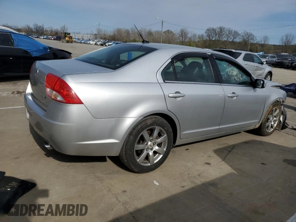2011 Mercury Milan Premier with VIN 3MEHM0JG9BR605834, listed as a Copart auction lot 50241845 with 121,148 mi miles and Salvage title. Bid and sale history available at DreamBid. Image 3.