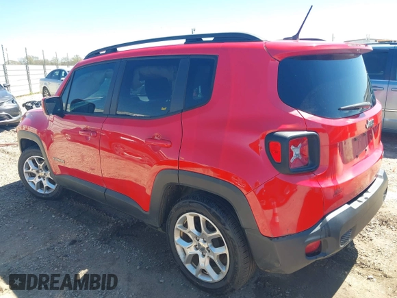 2016 Jeep Renegade Latitude with VIN ZACCJABT7GPD60460, listed as a IAAI auction lot 41805348 with 129,646 mi miles and . Bid and sale history available at carsss.com. Image 3.